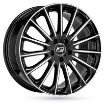 MSW (OZ) MSW 30 gloss black full polished 7.5Jx17 5x112 ET35