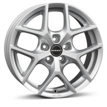 BORBET DESIGN Y kristallsilber 7.5Jx17 5x108 ET45