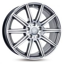 KESKIN WHEELS KT16 DYNAMIC palladium front polished 8.0Jx18 5x112 ET30