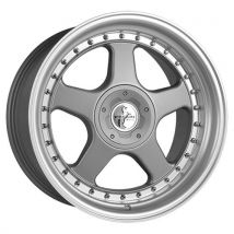 KESKIN WHEELS KT1 KLASSIK titan grey lip polish 10.0Jx18 5x100 ET25