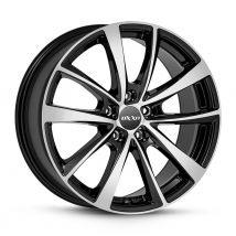 OXXO WHEELS VIDORRA BLACK-5 schwarz poliert 7.0Jx17 5x112 ET40