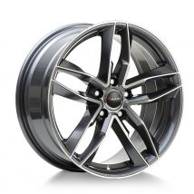 AVUS RACING AF16 anthracite polished 7.5Jx17 5x112 ET29