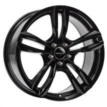 WHEELWORLD-2DRV WH29 black glossy painted 7.5Jx17 5x120 ET43