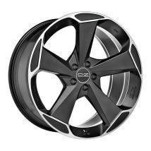OZ ASPEN HLT matt schwarz diamond cut 10.0Jx20 5x112 ET43