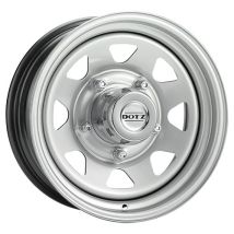 DOTZ OR5DB schwarz/silber 7.0Jx15 6x139.7 ET12