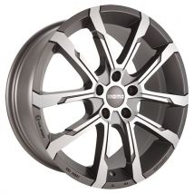 MOMO WHEELS QUANTUM EVO anthrazit matt poliert 7.0Jx17 5x114.3 ET42