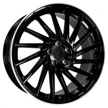 KESKIN WHEELS KT17 HURRICANE black lip polish 8.5Jx19 5x112 ET45