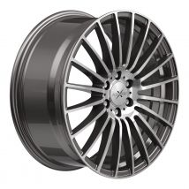 AXXION AX5 EXCESS Daytona Grau Hochglanzpoliert 8.0Jx18 5x112 ET45