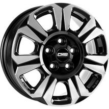 CMS C31-DB HEAVY DUTY diamond black 6.5Jx16 5x118 ET60