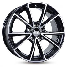 MAM WHEELS MAM A5 black front polished 8.0Jx19 5x112 ET45