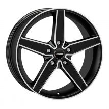 AUTEC TYP D - DELANO schwarzmatt poliert 8.0Jx19 5x108 ET45