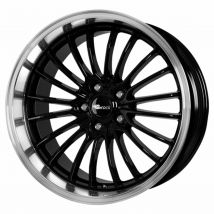 BROCK B24-GP schwarzglanz Horn poliert 8.5Jx19 5x115 ET40
