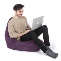 Corduroy Wedgie Bean Bag