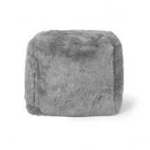 Faux Fur Cube Bean Bag