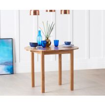 Oxford 90cm Solid Oak Extending Dining Table