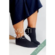 3er Pack Damen Sneaker Socken, Baumwolle