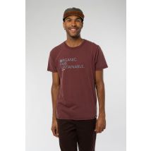 Vintage Washed T-Shirt für Männer OFS Print, Baumwolle