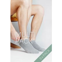 3er Pack Herren Sneaker Socken aus Bio Baumwolle, Baumwolle