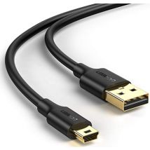 UGREEN Câble USB 2.0 vers Mini 5 Pin/1.5m/Noir