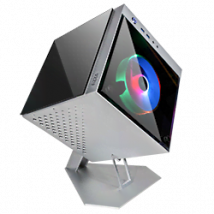 Azza Cube mini 805G silver - mT/Sans Alim/ITX