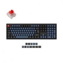 Keychron K10 PRO QMK RGB - Noir/Sans fil/100%/Switch Rouge