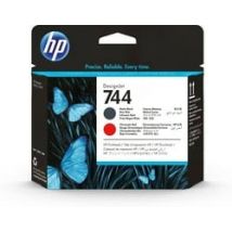 HP HP Ink/744 Matte Black+Red Printhead