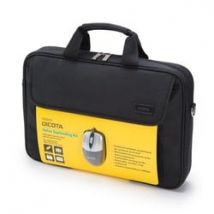 Dicota Value Toploader Kit Bag 15.6" and Mouse