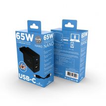 Bluestork Alimentation universelle - Noir/USB/USB-C/65W