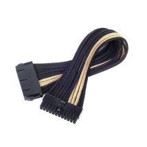 Silverstone Cable tressé ATX 24-Pin 300mm - GOLD/Black