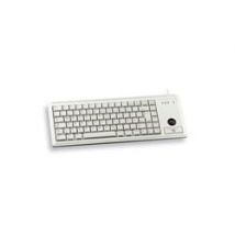 Cherry G84-4400 TRACKBALL KEYBOARD Clavier filaire miniature, trackball, USB, gris clair, AZERTY - FR