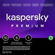 Kaspersky Antivirus Premium Boîte Mini - 1 An / 10 PC