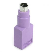 StarTech Adaptateur Clavier USB vers PS/2 - USB A Femelle - PS/2 Mâle Violet