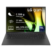 LG Gram 16" QHD+/U5-125H/16Go/512Go/W11P Noir