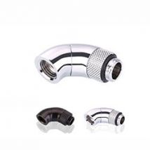 CONSTRUCTEUR Fitting arrondi rotatif 90° argent - 14mm#