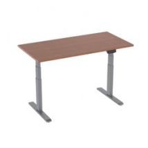 Kimex International Bureau motorisé assis-debout Noyé/gris - 180x75cm