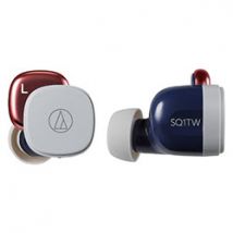 Audio-Technica ATH-SQ1TWNRD Sans Fil - Bleu/Rouge