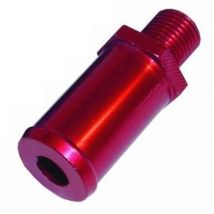 Alloy Straight Union M10 x 1 15mm (RED) (BFU006)