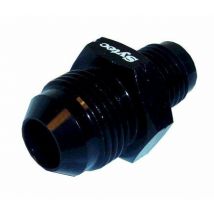 Sytec Alloy Straight Fuel Union Male/Male (Black) 14x1.5 - Jic8 (BFU211)