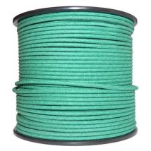 1M Cotton Braided Automotive Electrical Wire Cable 18 Gauge Green