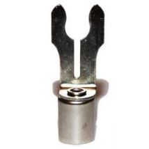 Rajah Spark Plug Forked Terminal Nickel Plated Brass 7mm Cable