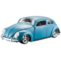 MAISTO VW BEETLE 1:24 Scale Model Toy Gift Diecast Race Play Car BLUE