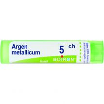 Boiron Argentum Metallicum 05Ch - Tubo di Granuli Omeopatici da 4g