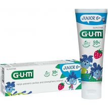 Dentifricio Gusto Fragola per Bambini da 6+ Anni, Gum Junior - 50ml