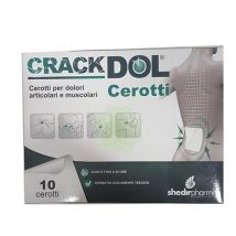 Crackdol Cerotto Antidolore - Pacco da 10 Pezzi