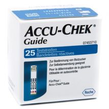 Accu-Chek Guide con 25 Strisce Reattive per Glucosio