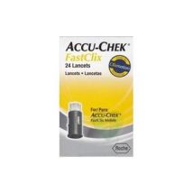 Accu-Chek Fastclix Set di 24 Lancette per Test del Glucosio