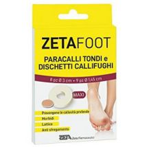 Kit Protezione per Piedi Zeta: 8 Paracalli Tondi + 9 Dischetti Callifugo