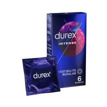 Durex Intense Orgasmic - Condoms Pack of 6 for Enhanced Pleasure