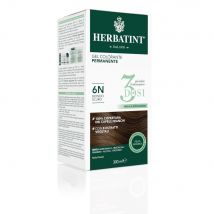 Herbatint Tintura Gel Permanente per Capelli 6N Biondo Scuro - 300ml, 3 Dosi