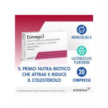 Ezimega 3, Integratore Omega-3, Confezione da 20 Compresse